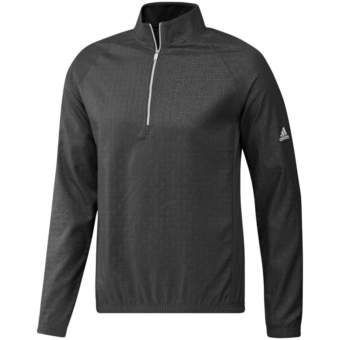 Adidas 2022 Deboss Quarter Zip Pullover 3 Adidas 2022 Deboss Quarter Zip Pullover - Image 3