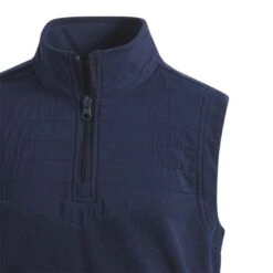 Adidas Boys Fleece Layering Vest -Callaway Store adidas 2023 boys fleece layering vest collegiate navy detail3 itempicture