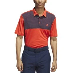 Adidas Core Color Block Polo 14 Adidas Core Color Block Polo -Callaway Store adidas 2023 core color block polo bright red front itempicture