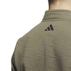 Adidas DWR 1/4 Zip Pullover 13 Adidas DWR 1/4 Zip Pullover -Callaway Store adidas 2023 dwr quarter zip pullover olive strata back detail itempicture