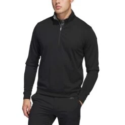 Adidas Elevated Quarter Zip Pullover 12 Adidas Elevated Quarter Zip Pullover -Callaway Store adidas 2023 elevated quarter zip pullover black itempicture