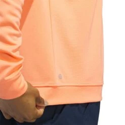 Adidas Elevated Quarter Zip Pullover 19 Adidas Elevated Quarter Zip Pullover -Callaway Store adidas 2023 elevated quarter zip pullover coral fusion detail2 itempicture