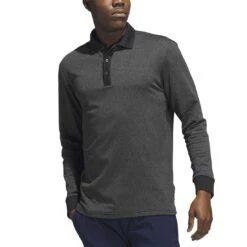 Adidas Essentials Long Sleeve Polo -Callaway Store adidas 2023 essentials long sleeve polo black itempicture