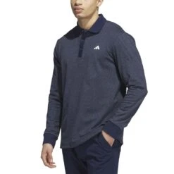 Adidas Essentials Long Sleeve Polo -Callaway Store adidas 2023 essentials long sleeve polo collegiate navy front itempicture