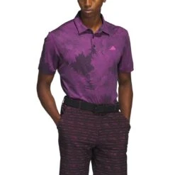 Adidas Flower Mesh Polo 15 Adidas Flower Mesh Polo -Callaway Store adidas 2023 flower mesh polo black lucid fuchsia itempicture