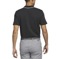 Adidas 2023 Go-To Pique Polo 9 Adidas 2023 Go-To Pique Polo -Callaway Store adidas 2023 go to pique polo black back itempicture