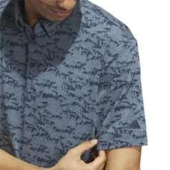 Adidas Go To Printed Polo 17 Adidas Go To Printed Polo -Callaway Store adidas 2023 go to printed polo arctic night detail2 itempicture
