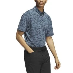 Adidas Go To Printed Polo 16 Adidas Go To Printed Polo -Callaway Store adidas 2023 go to printed polo arctic night side itempicture