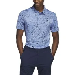 Adidas 2023 Jacquard Polo -Callaway Store adidas 2023 jacquard polo collegiate navy front itempicture