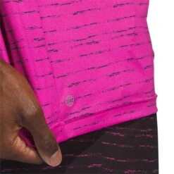 Adidas Stripe Zipper Polo 10 Adidas Stripe Zipper Polo -Callaway Store adidas 2023 stripe zipper polo lucid fuchsia detail1 itempicture