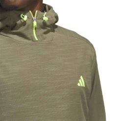 Adidas Textured Anorak -Callaway Store adidas 2023 textured anorak olive strata detail2 itempicture