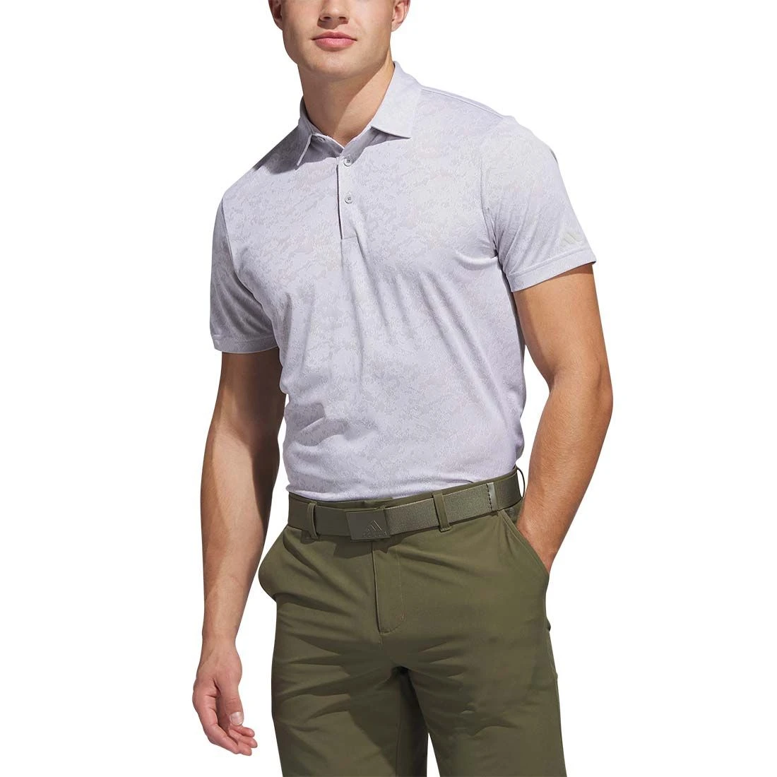 Adidas Textured Jacquard Polo 1 Adidas Textured Jacquard Polo