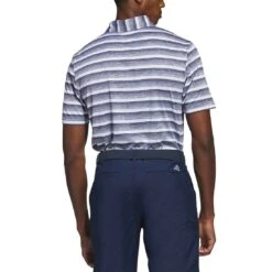 Adidas 2-Color Stripe Polo 9 Adidas 2-Color Stripe Polo -Callaway Store adidas 2023 two color stripe polo collegiate navy white back itempicture