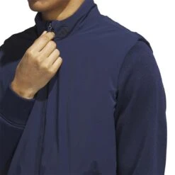 Adidas Ultimate365 Tour Frostguard Padded Jacket -Callaway Store adidas 2023 ultimate365 tour frostguard padded jacket collegiate navy detail front itempicture