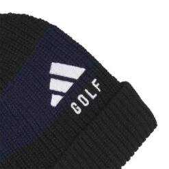 Adidas Women's Chenille Cableknit Pom Beanie -Callaway Store adidas 2023 womens chenille cableknit pom beanie black detail itempicture