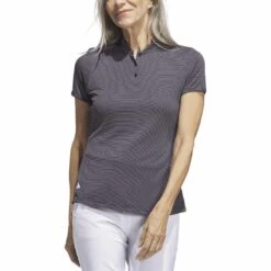 Adidas Women's Essentials Dot Polo -Callaway Store adidas 2023 womens essentials dot polo black itempicture