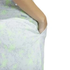 Adidas Women's Essentials Jacquard Skort -Callaway Store adidas 2023 womens essentials jacquard skort white lucid lemon detail1 itempicture