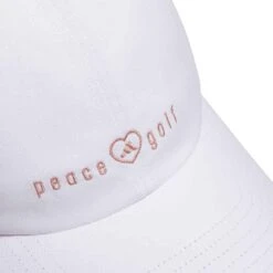 Adidas Women's Peace Love Golf Hat 10 Adidas Women's Peace Love Golf Hat -Callaway Store adidas 2023 womens peace love golf hat white detail itempicture