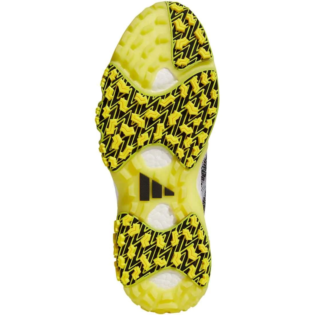 Adidas Codechaos 22 Golf Shoes White/Black/Beam Yellow 2 Adidas Codechaos 22 Golf Shoes White/Black/Beam Yellow - Image 2