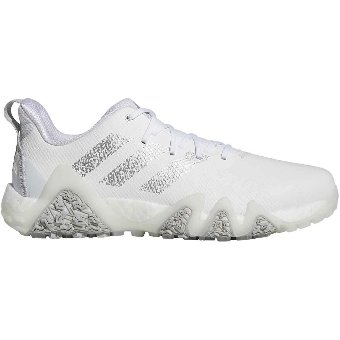Adidas Codechaos 22 Golf Shoes White/Silver/Grey Two 1 Adidas Codechaos 22 Golf Shoes White/Silver/Grey Two