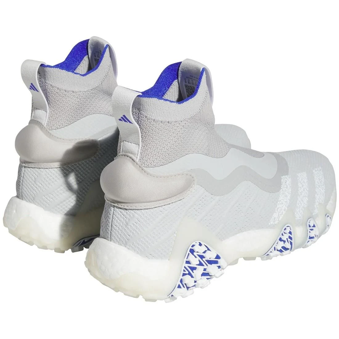 Adidas Codechaos Laceless Golf Shoes Grey Two/White/Lucid Blue 4 Adidas Codechaos Laceless Golf Shoes Grey Two/White/Lucid Blue - Image 4