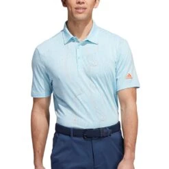 Adidas Course Map Polo -Callaway Store adidas course map polo bliss blue front itempicture