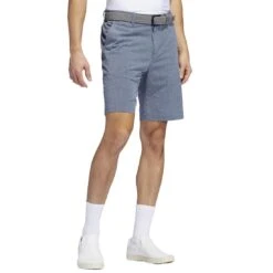 Adidas Crosshatch 9-Inch Shorts 13 Adidas Crosshatch 9-Inch Shorts -Callaway Store adidas crosshatch 9 inch shorts crew navy model front itempicture