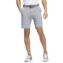 Adidas Crosshatch 9-Inch Shorts 12 Adidas Crosshatch 9-Inch Shorts -Callaway Store adidas crosshatch 9 inch shorts grey three model front itempicture