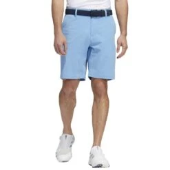 Callaway Store -Callaway Store adidas crosshatch 9 inch shorts pulse blue model front itempicture