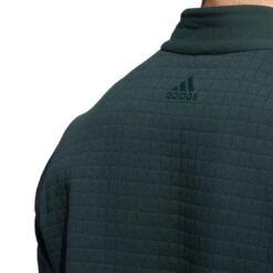 Adidas DWR Quarter Zip -Callaway Store adidas fw22 dwr quarter zip shadow green detail itempicture