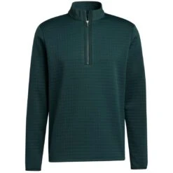 Adidas DWR Quarter Zip -Callaway Store adidas fw22 dwr quarter zip shadow green hero itempicture