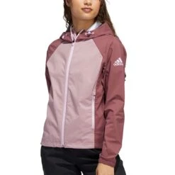Adidas Women's Provisional Jacket -Callaway Store adidas fw22 womens provisional jacket quiet crimson front itempicture