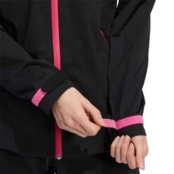 Adidas Women's RAIN.RDY Jacket 9 Adidas Women's RAIN.RDY Jacket -Callaway Store adidas fw22 womens rain rdy jacket black cuff detail itempicture