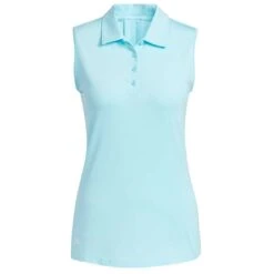 Adidas 2022 Women's Ultimate365 Solid Sleeveless Polo -Callaway Store adidas fw22 womens ultimate365 solid sleeveless polo bliss blue itempicture