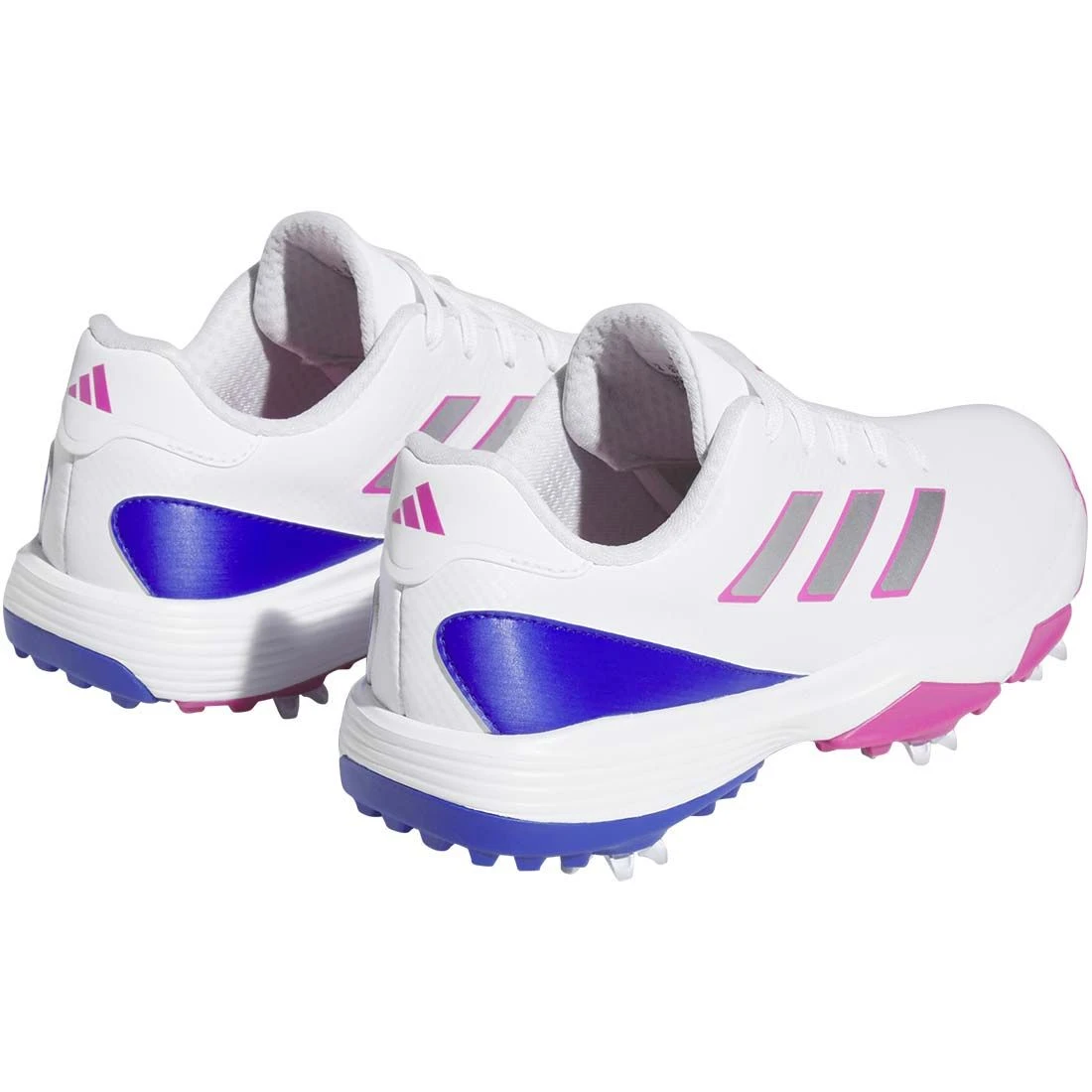 Adidas Juniors ZG23 Golf Shoes White/Lucid Fuchsia 5 Adidas Juniors ZG23 Golf Shoes White/Lucid Fuchsia - Image 5