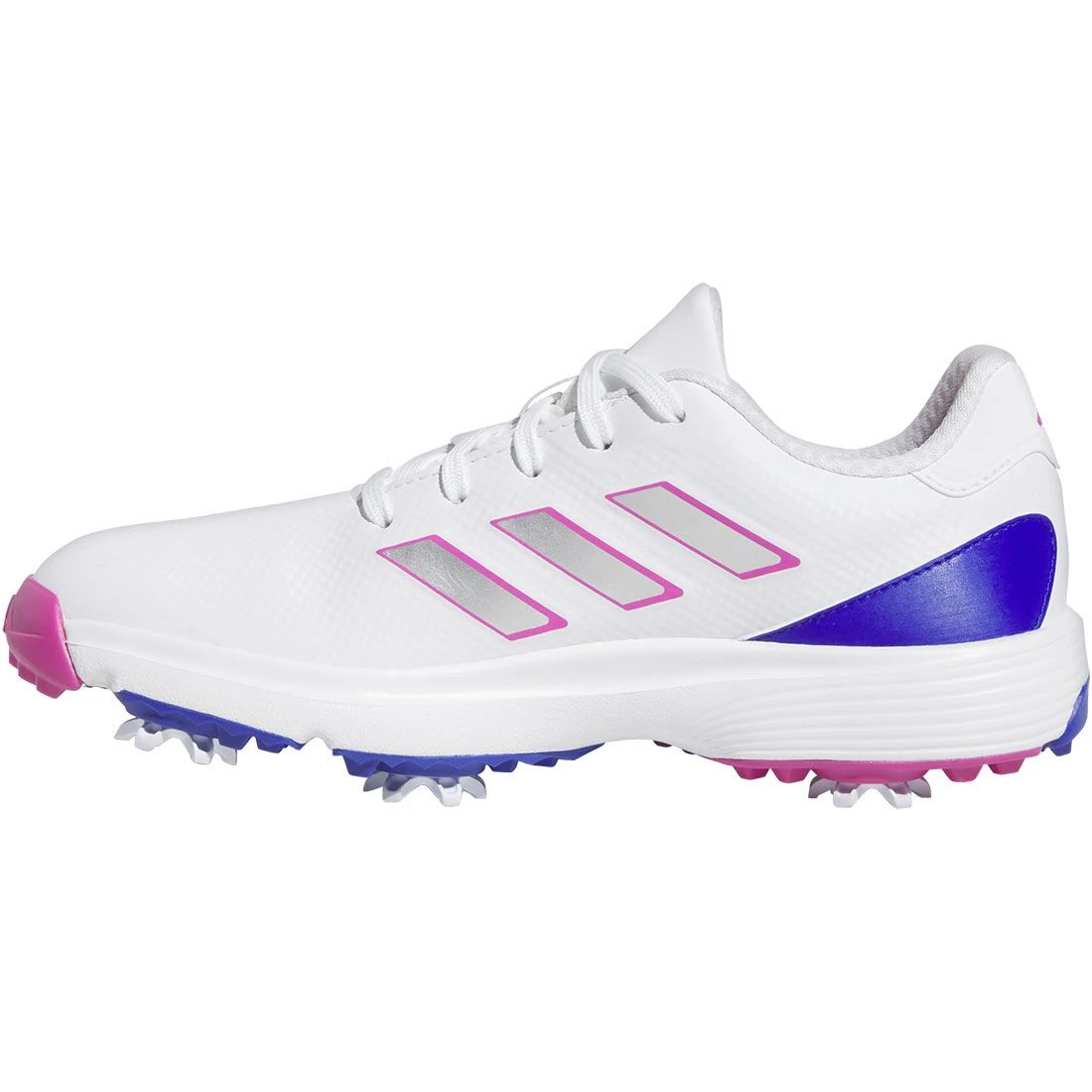 Adidas Juniors ZG23 Golf Shoes White/Lucid Fuchsia 3 Adidas Juniors ZG23 Golf Shoes White/Lucid Fuchsia - Image 3