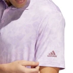 Adidas Prisma Print Polo 12 Adidas Prisma Print Polo -Callaway Store adidas prisma print polo bliss lilac detail itempicture