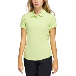 Adidas 2021 Women's Ultimate365 Solid Polo -Callaway Store adidas s21 womens ultimate365 solid short sleeve polo pulse lime itempicture