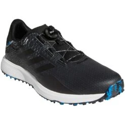 Adidas S2G Spikeless BOA Golf Shoes Black/Grey Six -Callaway Store adidas s2g spikeless boa golf shoes black grey six gv9789 front itempicture