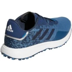 Adidas S2G Spikeless Golf Shoes Altered Blue/Crew Navy/White -Callaway Store adidas s2g spikeless golf shoes altered blue crew navy white gv9794 back itempicture