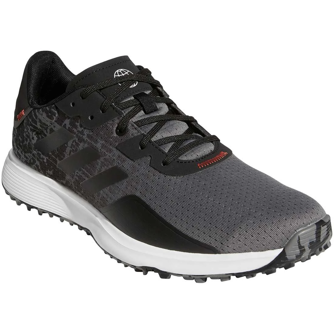 Adidas S2G Spikeless Golf Shoes Grey Four/Black/Grey Six 3 Adidas S2G Spikeless Golf Shoes Grey Four/Black/Grey Six - Image 3