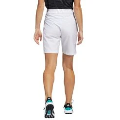 Adidas Women's Solid 7 Inch Shorts -Callaway Store adidas ss22 womens solid 7 inch shorts white back itempicture