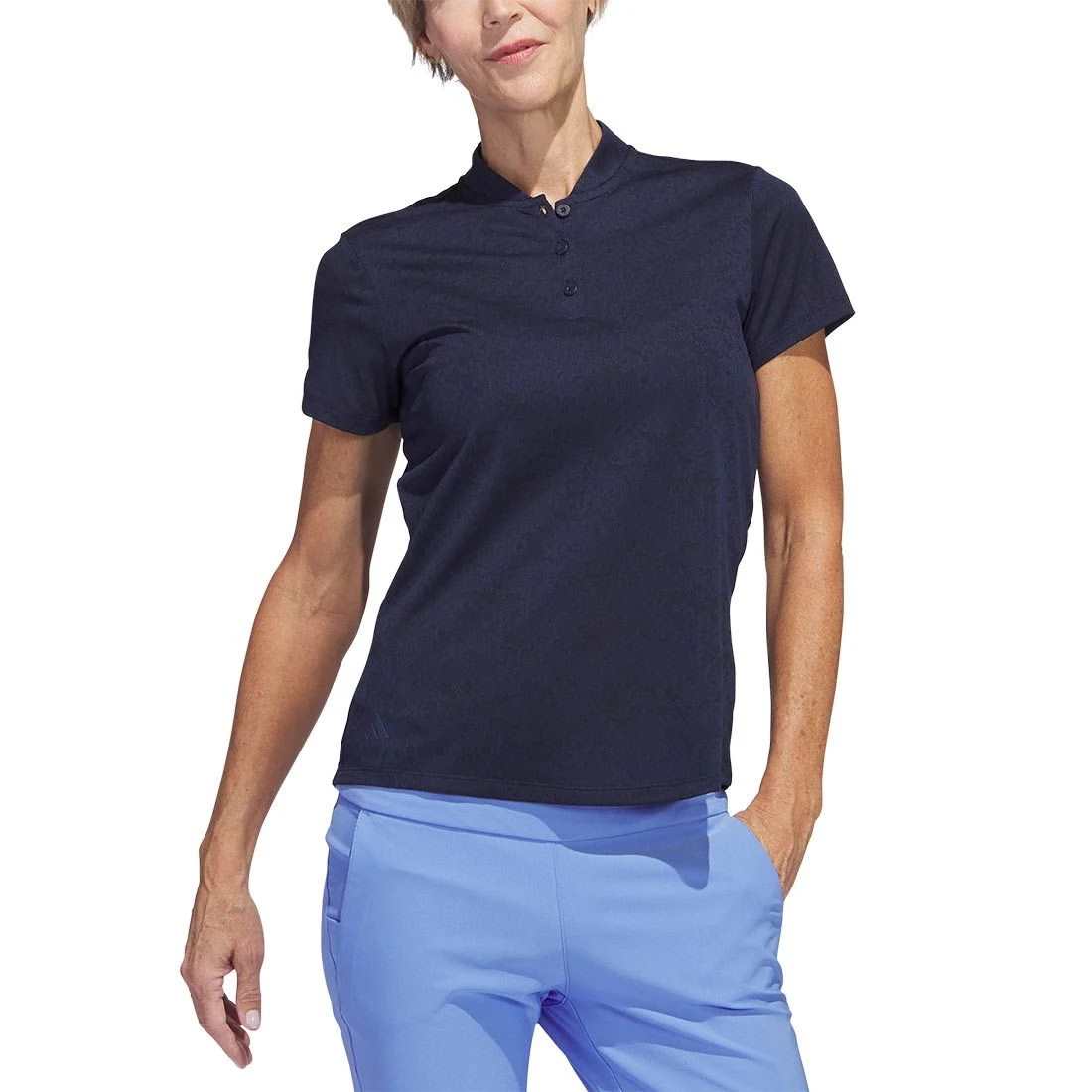 Adidas Women's Jacquard Polo 2 Adidas Women's Jacquard Polo - Image 2