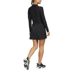 Adidas Women's Long Sleeve Golf Dress 7 Adidas Women's Long Sleeve Golf Dress -Callaway Store adidas ss23 womens long sleeve golf dress black back itempicture