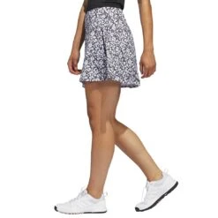 Adidas Women's Printed 16 Inch Skort 10 Adidas Women's Printed 16 Inch Skort -Callaway Store adidas ss23 womens printed 16 inch skort black white side itempicture