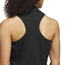 Adidas Women's Racerback Polo 11 Adidas Women's Racerback Polo -Callaway Store adidas ss23 womens racerback polo black detail1 itempicture