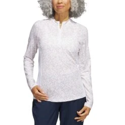 Adidas Women's Ultimate365 Print Pullover 11 Adidas Women's Ultimate365 Print Pullover -Callaway Store adidas ss23 womens ultimate365 print pullover wonder taupe white itempicture