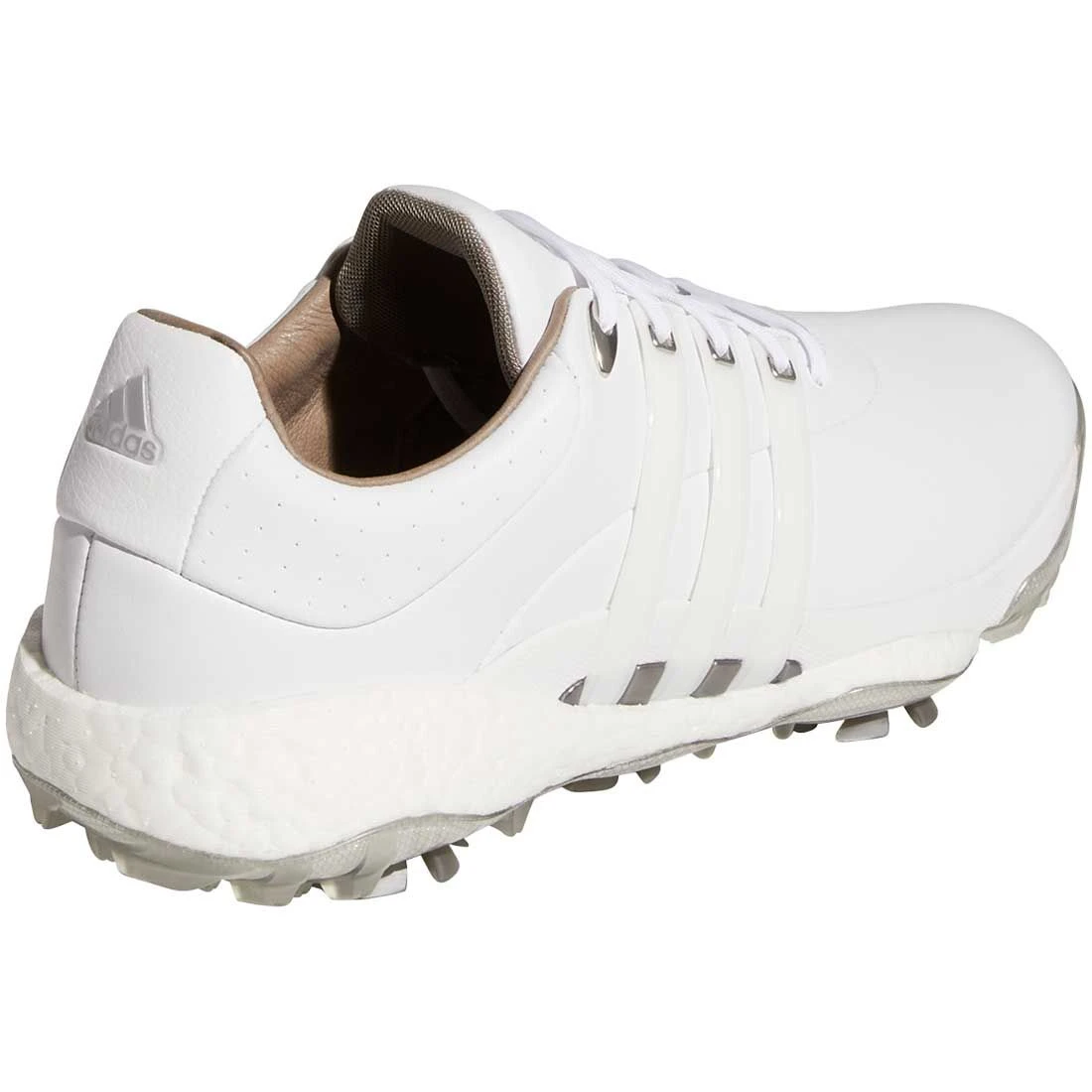Adidas Tour360 Infinity Golf Shoes White/White/Silver 4 Adidas Tour360 Infinity Golf Shoes White/White/Silver - Image 4