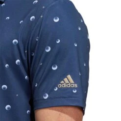 Adidas 2022 Ultimate365 Allover Print Polo 7 Adidas 2022 Ultimate365 Allover Print Polo -Callaway Store adidas ultimate365 allover print polo crew navy detail itempicture