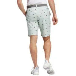 Adidas Ultimate365 Allover Print Shorts -Callaway Store adidas ultimate365 allover print shorts linen green back itempicture